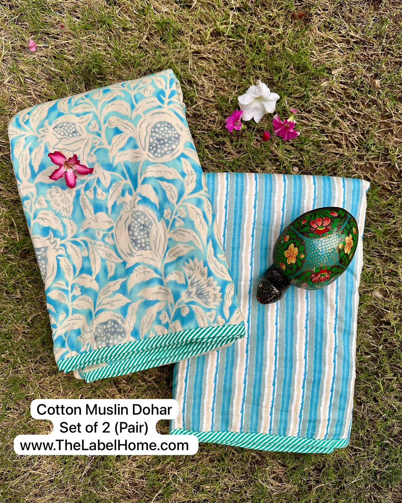 Amber Mulmul Cotton Muslin Dohar – Summer Comfort