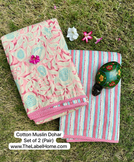 Amber Mulmul Cotton Muslin Dohar – Summer Comfort