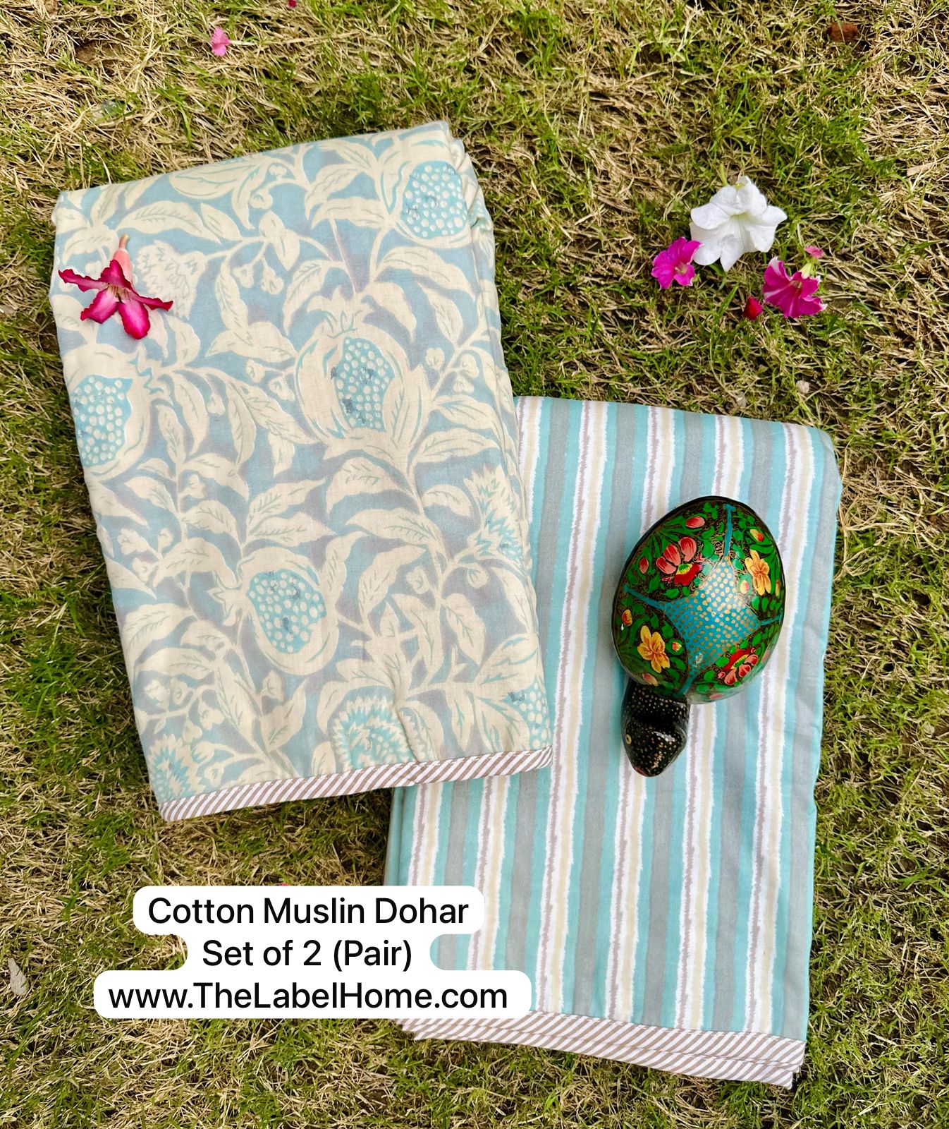 Amber Mulmul Cotton Muslin Dohar – Summer Comfort