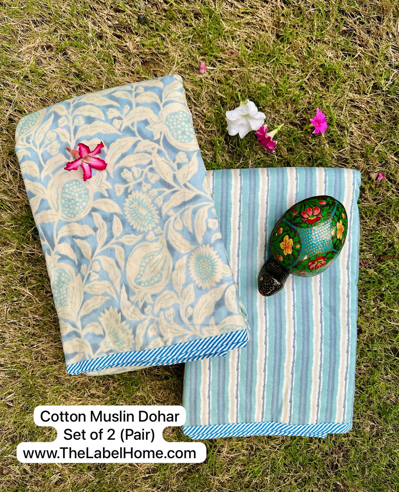 Amber Mulmul Cotton Muslin Dohar – Summer Comfort