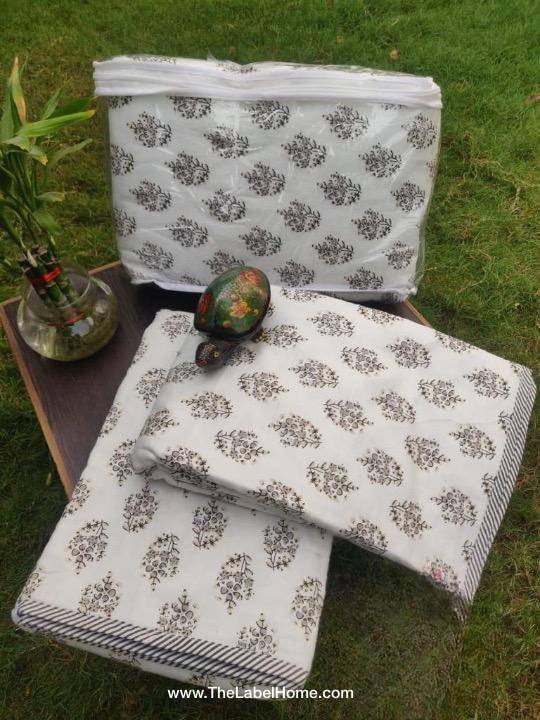 Sober & Happy Home - MulMul Summer Dohar Blanket (Set of 2 Single Cotton Muslin Dohar)-The Label Home