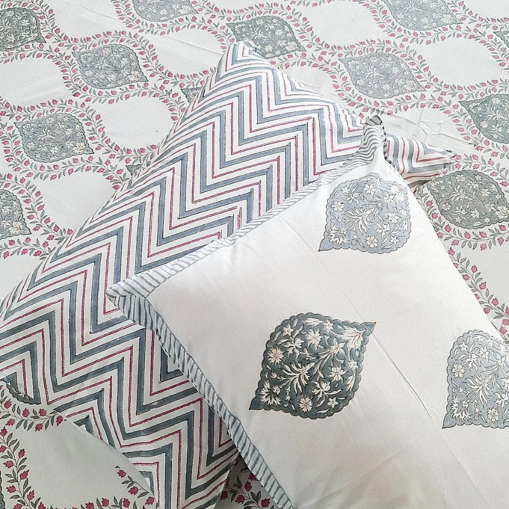 Ratan Percale 400TC Premium Bedsheet (King Size)