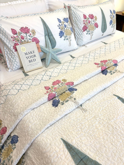 400TC Percale Cotton Bedsheet – Everbloom - Super King