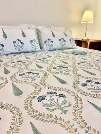 400TC Percale Cotton Bedsheet – Royal Baagh