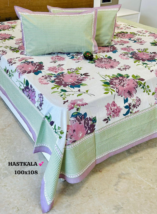 Splendid Cotton Thin Printed Bedspread  Bedcover (King 100x108 inches)