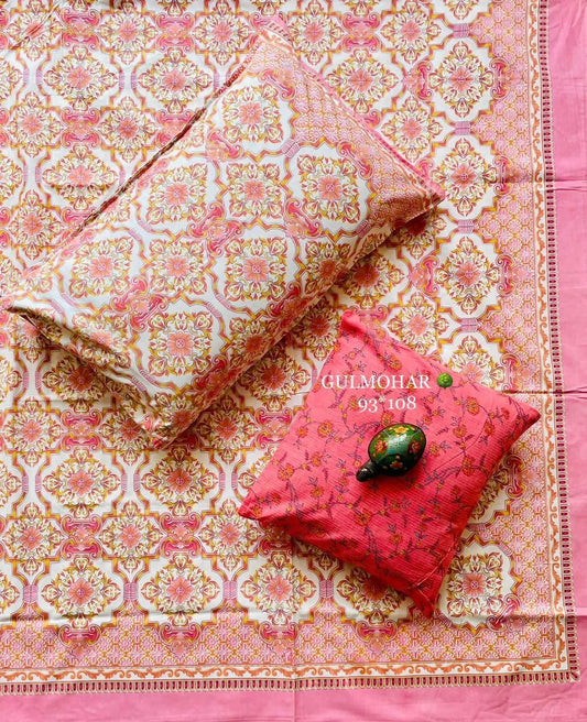Pink Naaziya Thin Bedcover King Size | Elegant Home Bedding