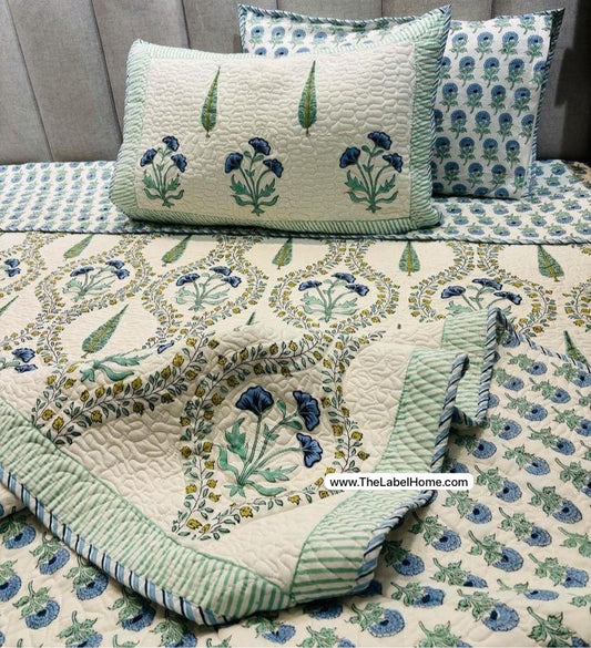 Premium Cotton Quilted Bedcover - King