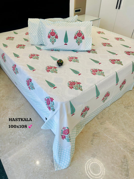 Suave Home Cotton Thin Printed Bedspread  Bedcover (King 100x108 inches)