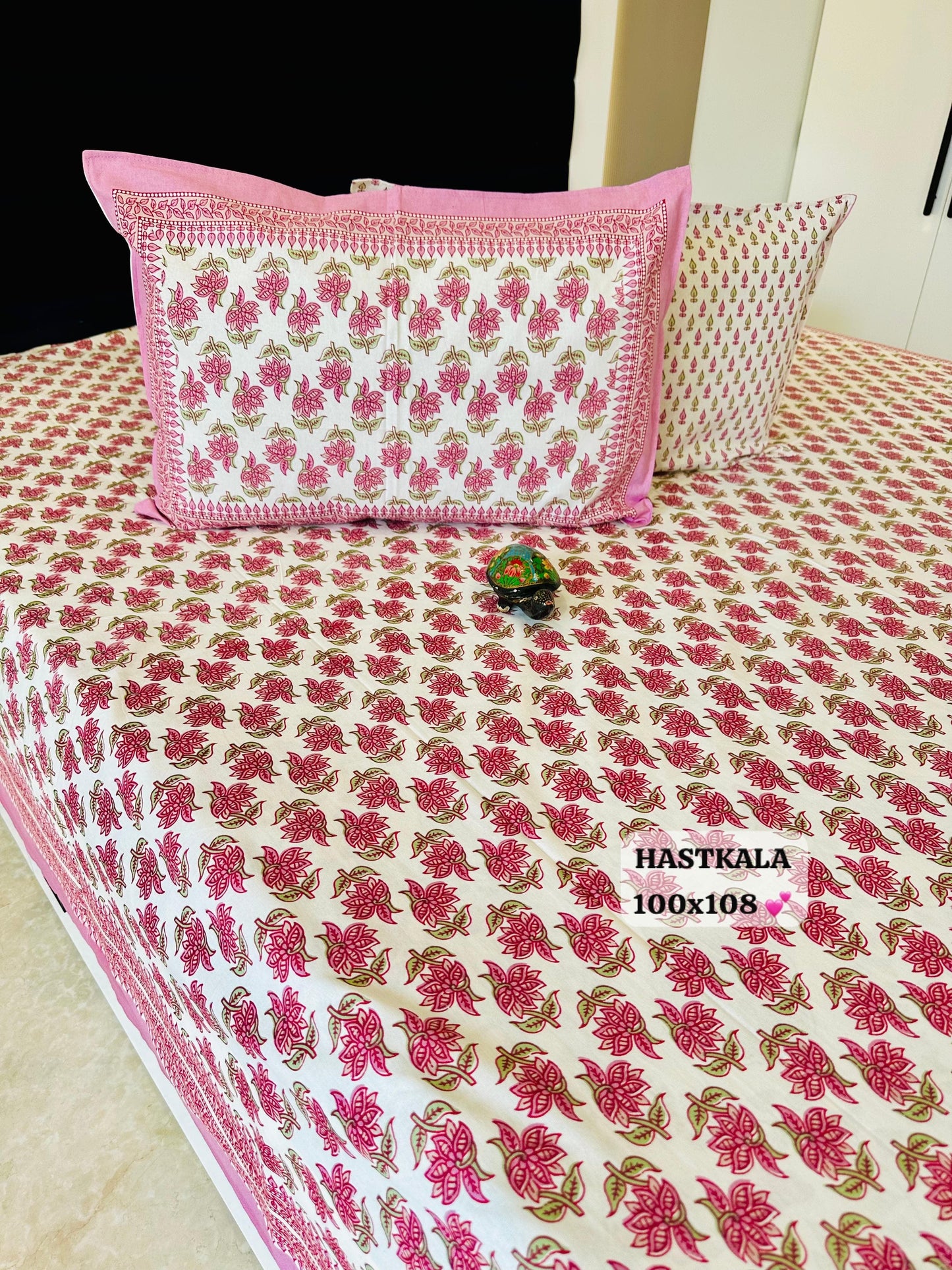 Fresco Cotton Thin Printed Bedspread  Bedcover (King 100x108 inches)