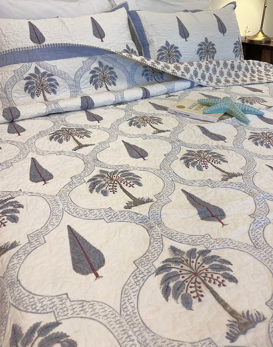 Premium Jaal Quilted Bedcover