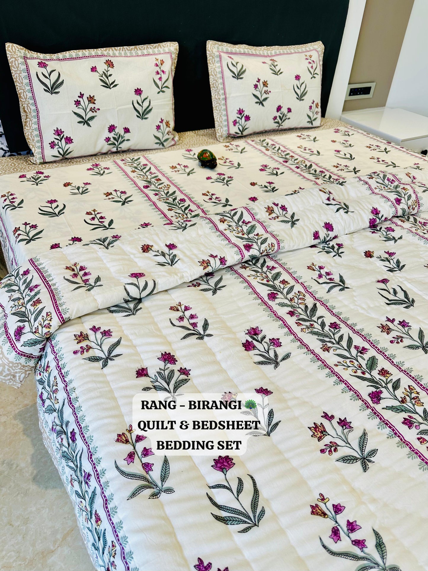 Quilt Rajai - Size Double King 90x108 inches