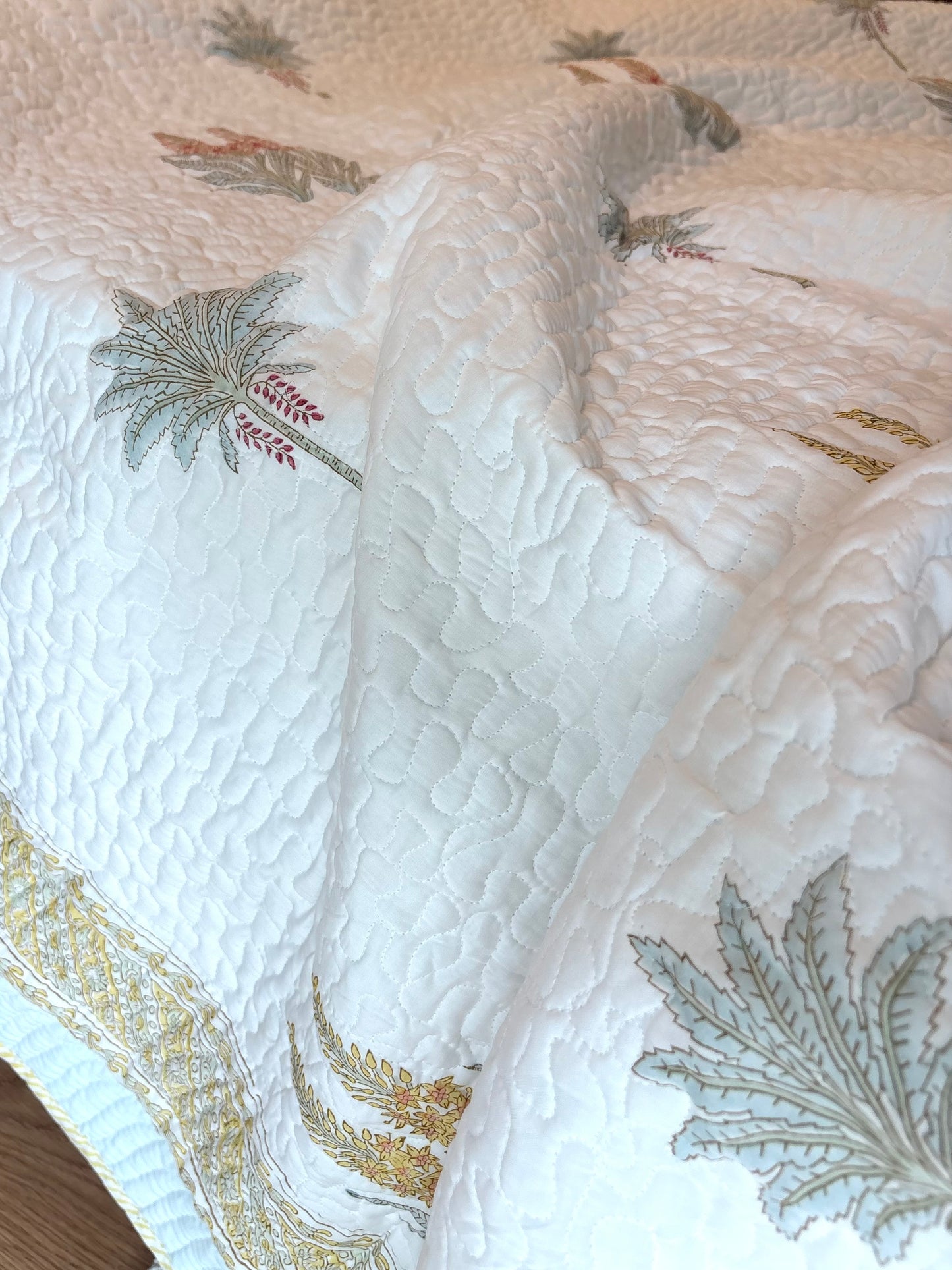 Meadow Bloom Quilted Bedcover
