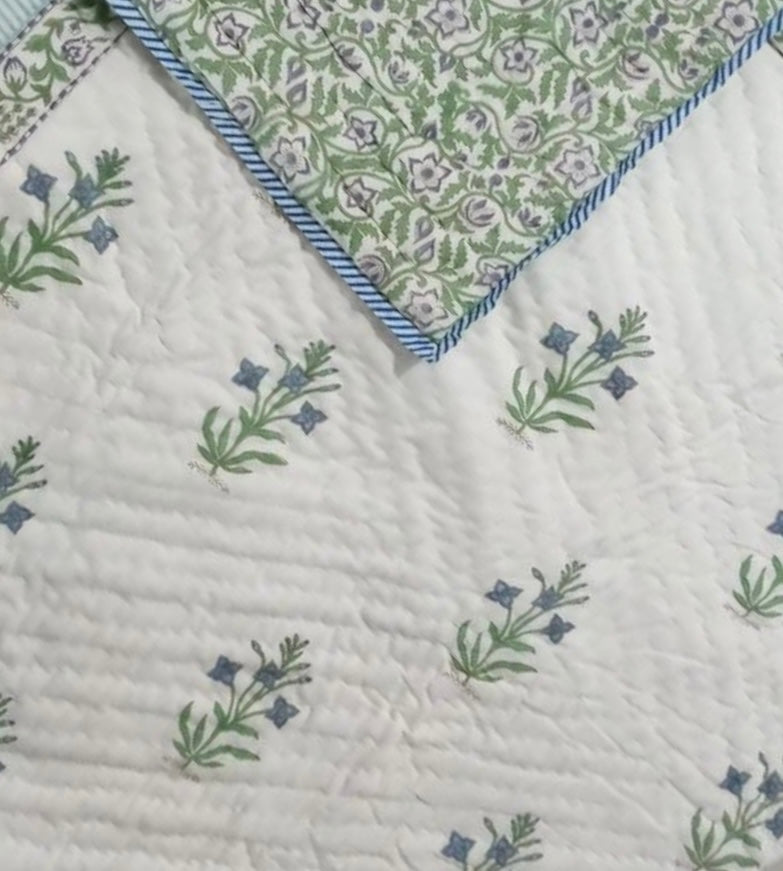 Quilt - Blue Rofl - Double Size 90x108