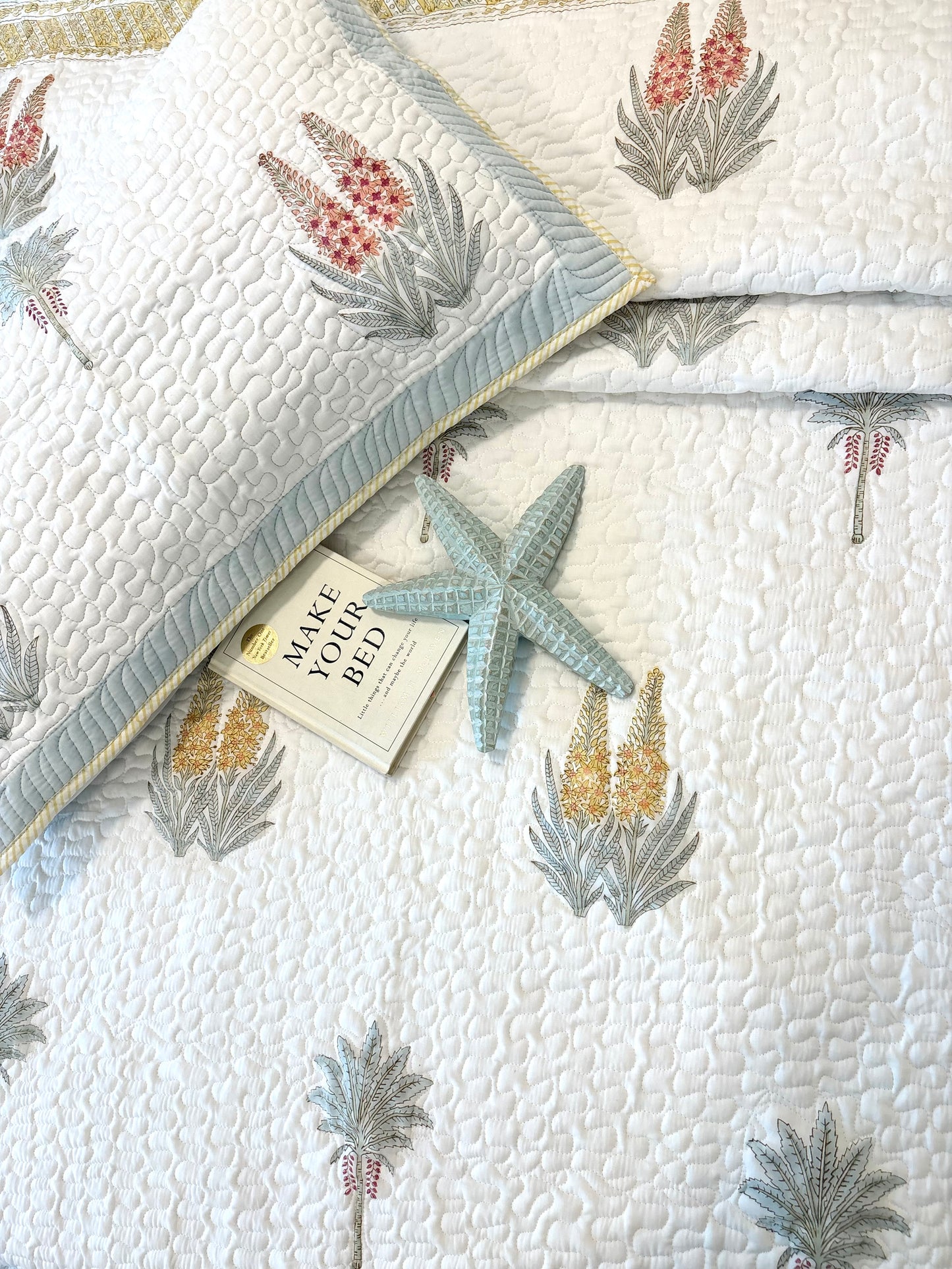 Meadow Bloom Quilted Bedcover