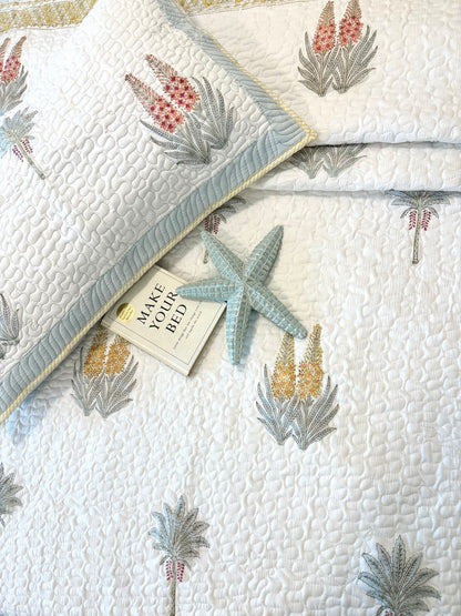 Meadow Bloom Quilted Bedcover