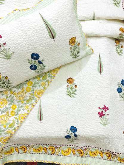 Joy Home Quilted Bedcover-The Label Home