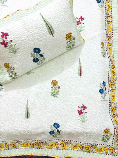 Joy Home Quilted Bedcover-The Label Home