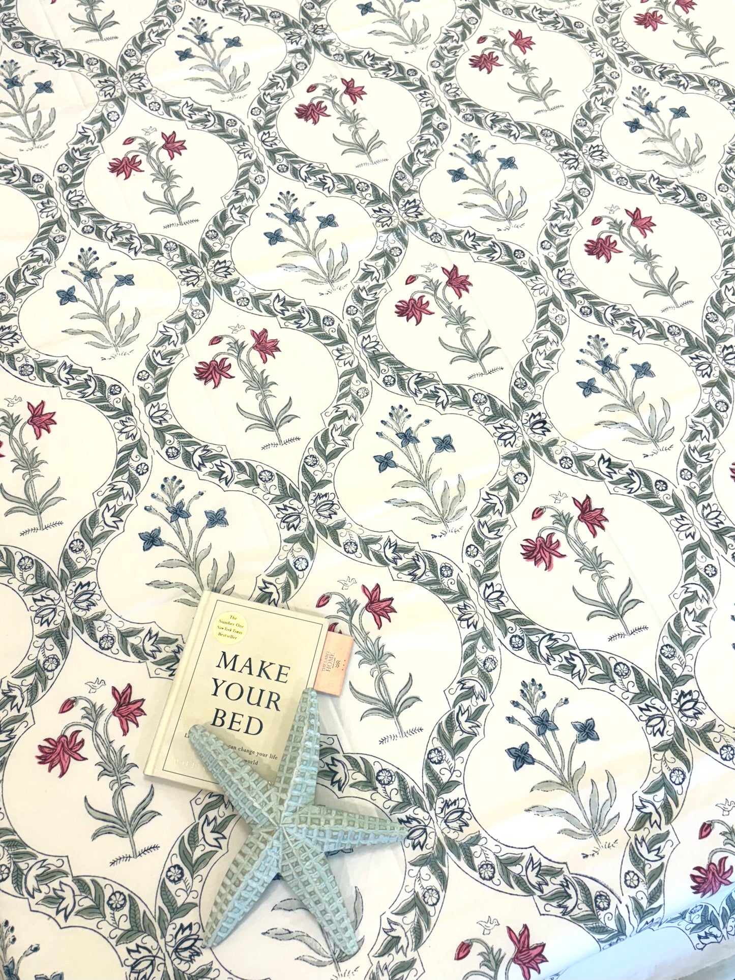 400TC Percale Cotton Bedsheet – English Jaali