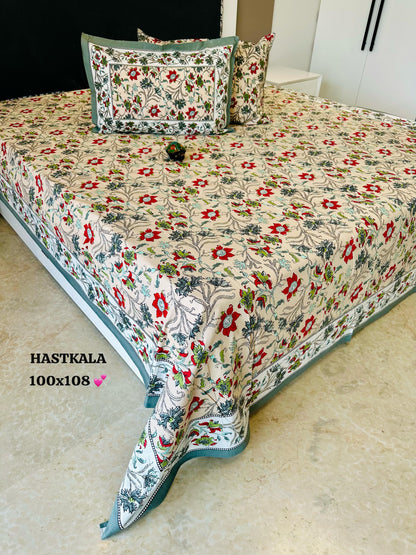 Suave Home Cotton Thin Printed Bedspread  Bedcover (King 100x108 inches)