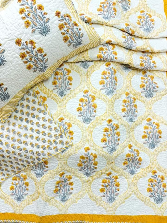 Splendid Mulmul Voile Bedcover cum Comforter (Reversible) Size 90x108 inches