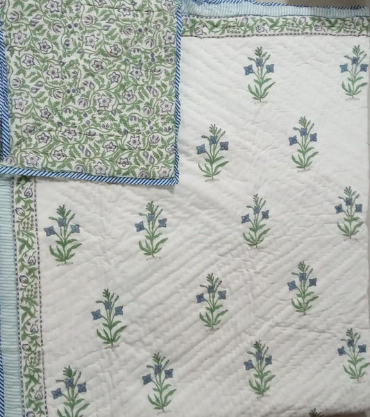 Quilt - Blue Rofl - Double Size 90x108