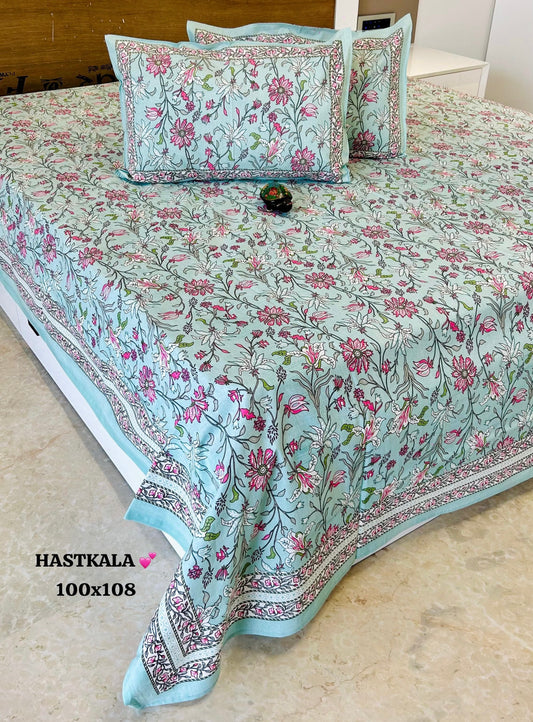 Wonder Cotton Thin Printed Bedspread  Bedcover (King 100x108 inches)