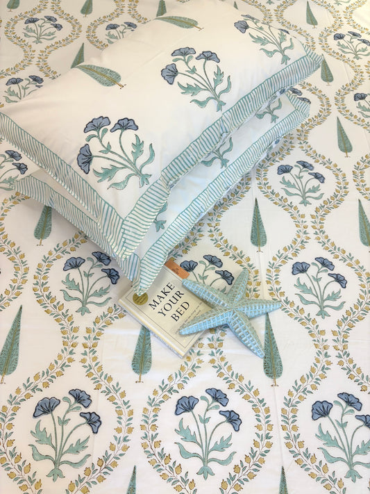 400TC Percale Cotton Bedsheet – Royal Baagh