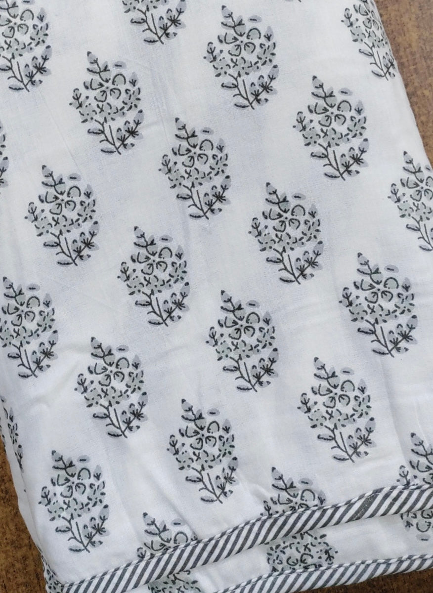 Sober & Happy Home - MulMul Summer Dohar Blanket  (Set of 2 Single Cotton Muslin Dohar)