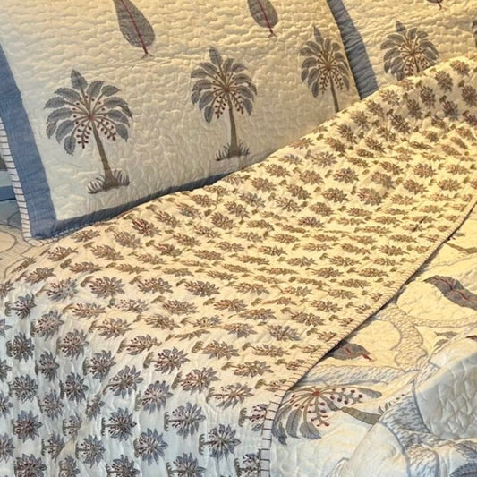 Premium Jaal Quilted Bedcover