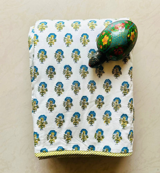 Sober Green Home MulMul Summer Dohar (Double Size Cotton Muslin)