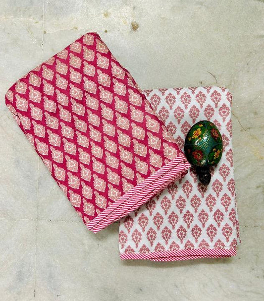 Twin Good Home Bloom - MulMul Summer Dohar (Set of 2 Single Cotton Muslin Dohar)-The Label Home