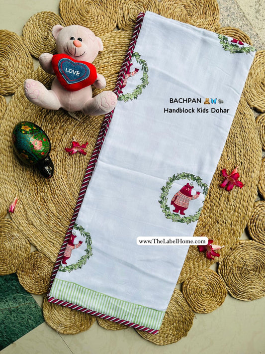 Kids Collection - MulMul Summer Dohar (Single Cotton Muslin Dohar)